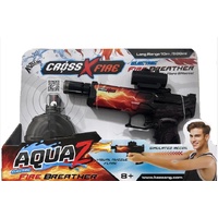 KAZAANG CROSSXFIRE AQUAZ FIRE BREATHER ELECTRONIC WATER GUN WITH MUZZLE FLARE EFFECTS