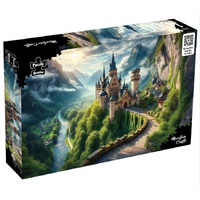 PUZZLE MASTER MOUNTAIN CASTLE 1000PC JIGSAW PUZZLE WITH INTEGRATED AUGMENTED REALITY TECHNOLOGY