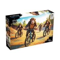 PUZZLE MASTER MONKEY BUSINESS 1000PC JIGSAW PUZZLE WITH INTEGRATED AUGMENTED REALITY TECHNOLOGY