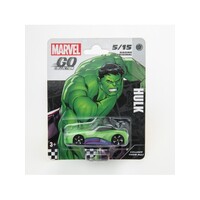 MARVEL GO COLLECTION DIECAST 1:64 RACING SERIES HULK VEHICLE 5 OF 15