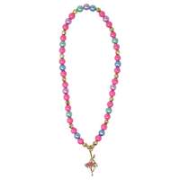 PINK POPPY BALLET DANCE RAINBOW NECKLACE