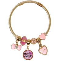 PINK POPPY BEST FRIEND CHARM BRACELET