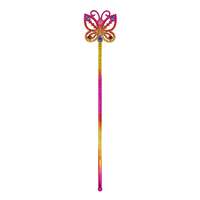 PINK POPPY RAINBOW BUTTERFLY WAND