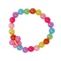 PINK POPPY BCG184 RAINBOW BUTTERFLY BRACELET