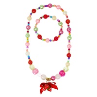 PINK POPPY NBG179 SWEET BERRY NECKLACE AND BRACELET SET