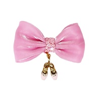 PINK POPPY HCG226 BALLERINA BOW HAIR CLIP - PINK