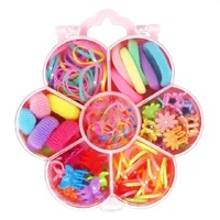 PINK POPPY SBG191 FLOWER RAINBOW HAIR ACCESSORY SET