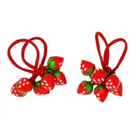PINK POPPY SBG194 SWEET BERRY HAIR ELASTICS  2PC