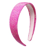 PINK POPPY HBG185 RHINESTONE HEADBAND PINK