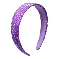 PINK POPPY HBG185 RHINESTONE HEADBAND PURPLE