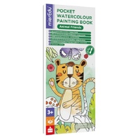 MIEREDU POCKET WATERCOLOUR PAINTING BOOK - ANIMAL FRIENDS