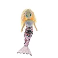 COTTON CANDY 45CM LILLIAN BLONDE AND PINK HAIR MERMAID