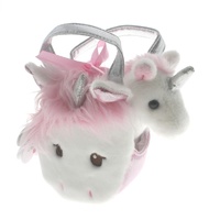 FANCY PALS FP278 WHITE UNICORN IN UNICORN BAG