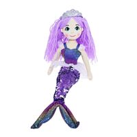 COTTON CANDY 45CM POPPY PURPLE HAIR MERMAID
