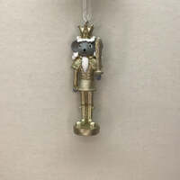 CHLOES GARDEN 10CM HANGING MOUSE NUTCRACKER DECORATION