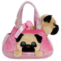 FANCY PALS FP312 PUG IN PINK PUG BAG
