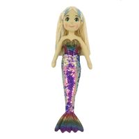 COTTON CANDY 45CM ALISHA BLONDE AND BLUE HAIR MERMAID