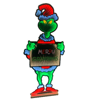 COTTON CANDY XGR94INF DR SEUSS INFINITY STANDING GRINCH INDOOR LED LIGHT FIGURE 92CM