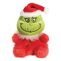 AURORA WORLD PALM PALS SANTA GRINCH 13CM PLUSH