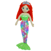 COTTON CANDY 45CM PENNY GREEN AND RAINBOW MERMAID