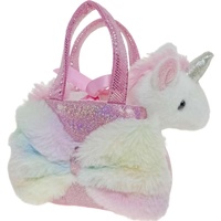 FANCY PALS FP335 UNICORN PINK GLITTER BAG WITH BOW