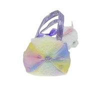 FANCY PALS FP336 CAT IN PURPLE BAG WITH BOW