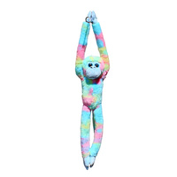 COTTON CANDY JG312 HANGING MONKEY JENNY PASTEL MULTI PLUSH