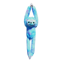 COTTON CANDY SLP27 HANGING SLOTH NOAH BLUE/PURPLE PLUSH