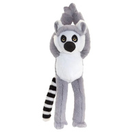 COTTON CANDY JG321 HANGING LEMUR LACHLAN GREY/WHITE PLUSH