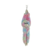 COTTON CANDY JG326 HANGING MONKEY SAM RAINBOW PLUSH