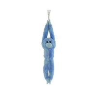 COTTON CANDY JG328 HANGING MONKEY CHESTER BLUE PLUSH