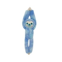 COTTON CANDY SLP38 HANGING SLOTH CLYDE BLUE PLUSH