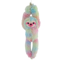 COTTON CANDY SLP42 HANGING SLOTH HAZEL RAINBOW PLUSH
