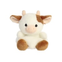 AURORA WORLD PALM PALS CAROLINE BROWN COW 13CM PLUSH