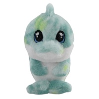 COTTON CANDY 8 SEA SNUGGLER GREEN DOLPHIN FLIPPER 23CM PLUSH