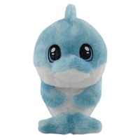 COTTON CANDY 9 SEA SNUGGLER BLUE DOLPHIN STREAK 23CM PLUSH