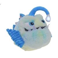 COTTON CANDY DDK32 SEA SNUGGLERS FLASH GREEN LIGHT UP LANTERN FISH PLUSH