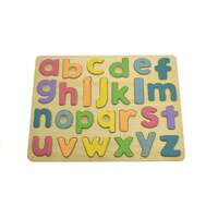 ELEGANTER WOODEN ALPHABET LOWER CASE PUZZLE