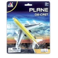 DESONG AIRPORT SERIES PULL BACK YELLOW PLANE