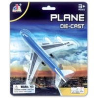 DESONG AIRPORT SERIES PULL BACK BLUE PLANE