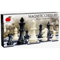 BEAR CARD MAGNETIC TRAVEL FOLDING CHESS SET