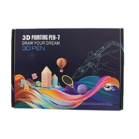 3D PRINTING PEN-7 DRAW YOUR DREAM WITH METAL GEARBOX - BLUE