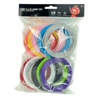 3D PRINTING PEN 1.75MM PLA FILAMENT REFILL 10 COLOURS - FOR THE 3D PRINTING PEN