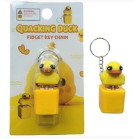 QUACKING DUCK FIDGET KEYCHAIN