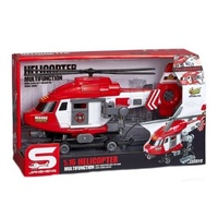 JIANSHENG 1/16 RESCUE HELICOPTER WITH LIGHTS AND SOUNDS 30CM - AA500794