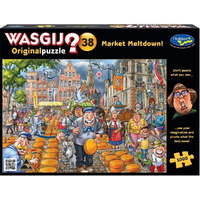 WASGIJ? 77445 ORIGINAL PUZZLE #38 - MARKET MELTDOWN! 1000PC  JIGSAW PUZZLE