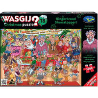 WASGIJ? 77626 CHRISTMAS PUZZLE #18 - GINGERBREAD SHOWSTOPPER! 1000PC  JIGSAW PUZZLE