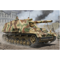 TRUMPETER 00953 GERMAN SD.KFZ.165 HUMMEL SELF PROPELLED HOWITZER 1/16 SCALE PLASTIC MODEL KIT
