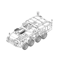 TRUMPETER 07428 M1133 STRYKER MEV 1/72 SCALE PLASTIC MODEL KIT