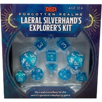 DUNGEONS & DRAGONS DUNGEON FORGOTTEN REALMS LAERAL SILVERHANDS EXPLORERS KIT DICE SET